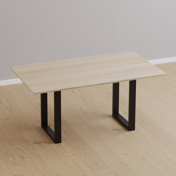[en.casa] Stalen onderstel set van 2 U tafelpoot zwart mat - 2 varianten