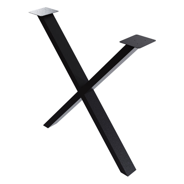 [en.casa] Stalen onderstel Høng set van 2 X tafelpoot zwart mat - 2 varianten