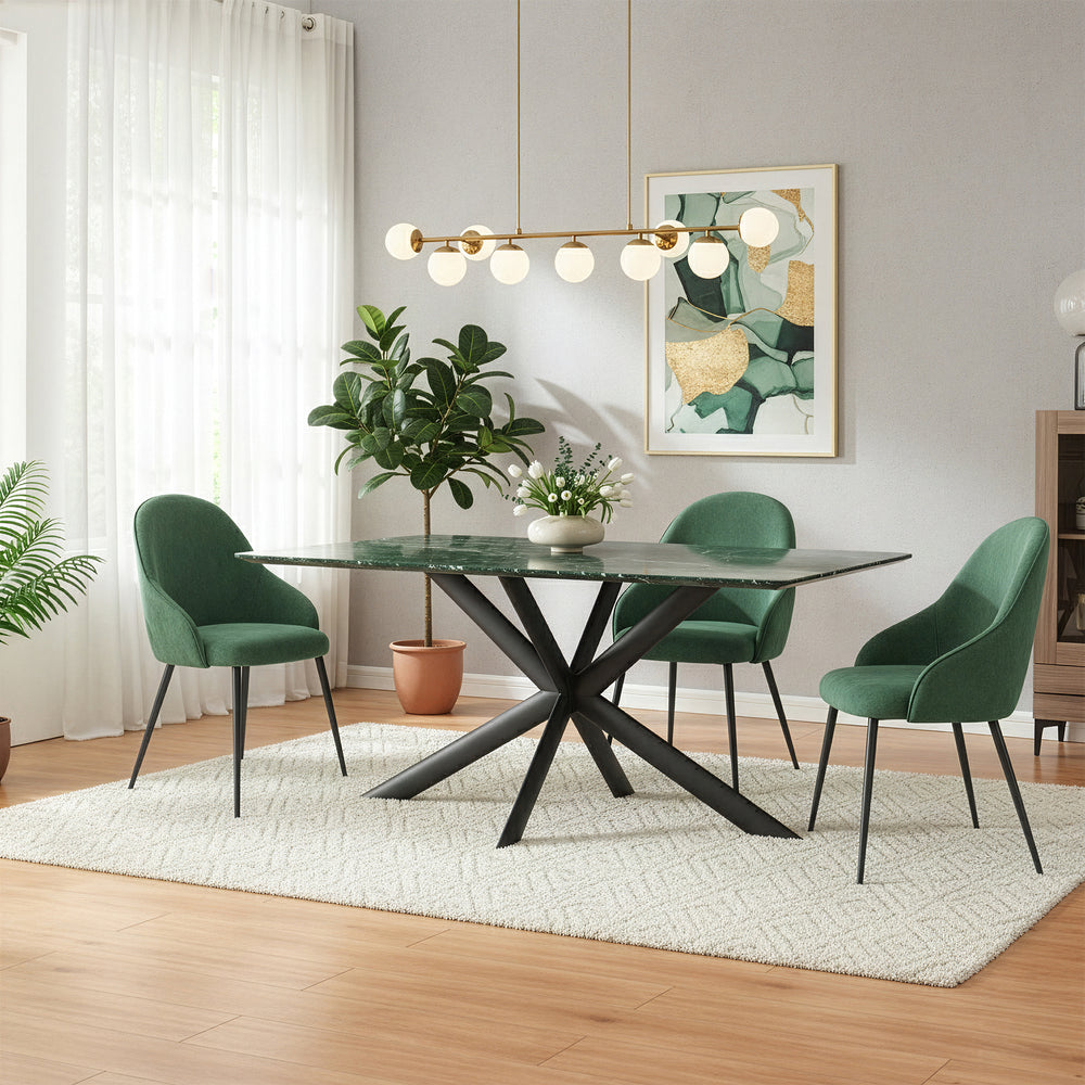 Tafelonderstel Svallersun 140x78x72 cm zwart [en.casa]