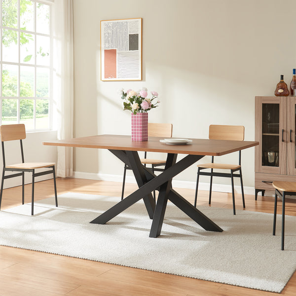 Tafelonderstel Umala staal zwart [en.casa]