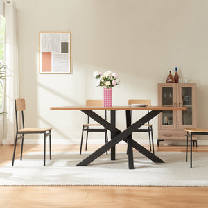 Tafelonderstel Umala staal zwart [en.casa]