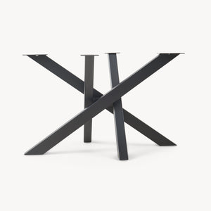 Tafelonderstel Umala staal zwart [en.casa]