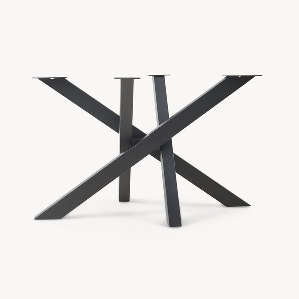 Tafelonderstel Umala staal zwart [en.casa]