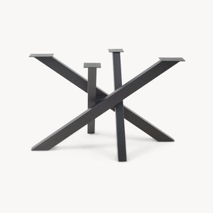 Tafelonderstel Umala staal zwart [en.casa]