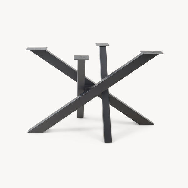 Tafelonderstel Umala staal zwart [en.casa]