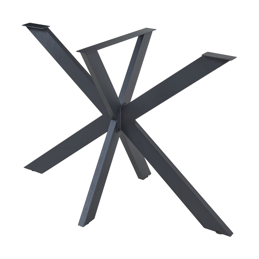 Stalen onderstel Oberau tafelpoot zwart [en.casa]