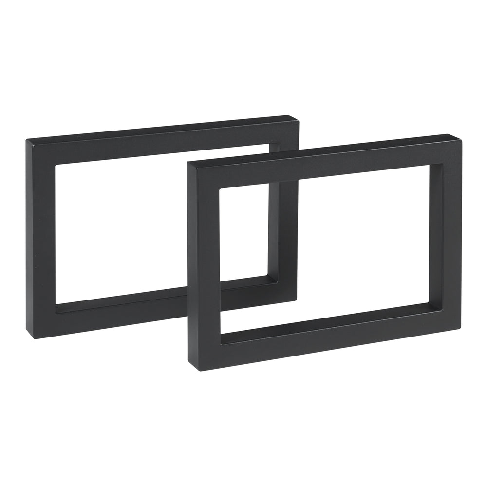 Tafelonderstel 2-delige set Lunderskov 35x50cm Zwart [en.casa] - premiumXL