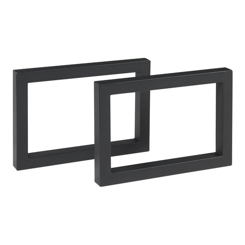 Tafelonderstel 2-delige set Lunderskov 35x50cm Zwart [en.casa] - premiumXL