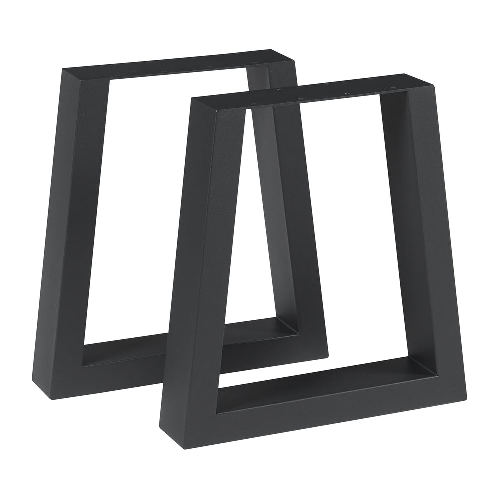 Tafelonderstel 2-delig Set Marstal 42x40cm Zwart [en.casa] - premiumXL