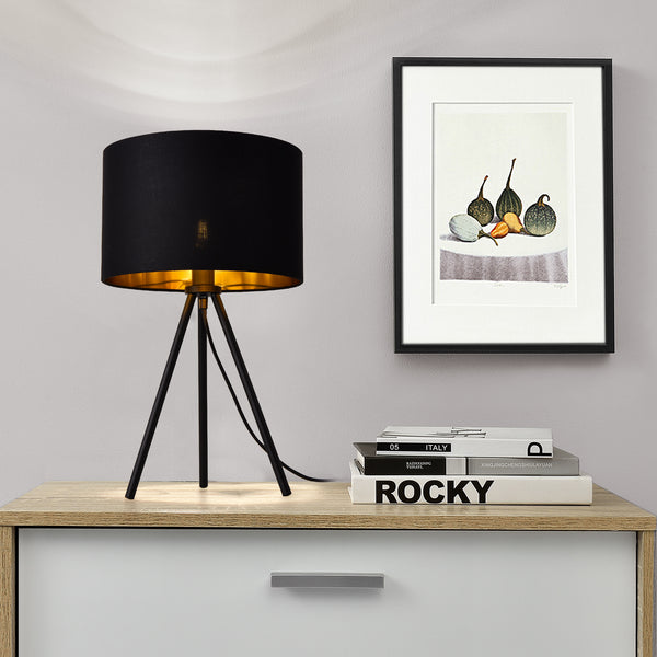 Tafellamp Metz tripod lamp 51xØ30 cm E14 - 2 kleuren