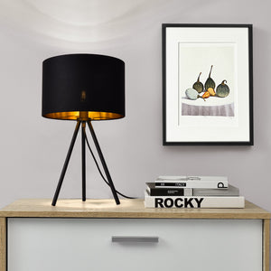 Tafellamp Metz tripod lamp 51xØ30 cm E14 - 2 kleuren