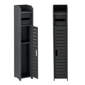 Toiletrol houder Leoben HKC badkamerkast toiletkast 80x15x15 cm - 2 varianten