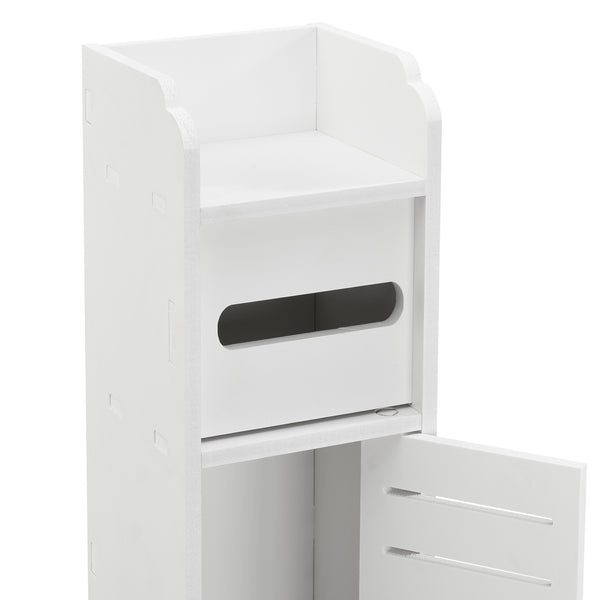 Toiletrol houder Leoben HKC badkamerkast toiletkast 80x15x15 cm - 2 varianten