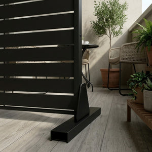 Scheidingswand Nodepp ronde boogvorm staal [casa.pro]