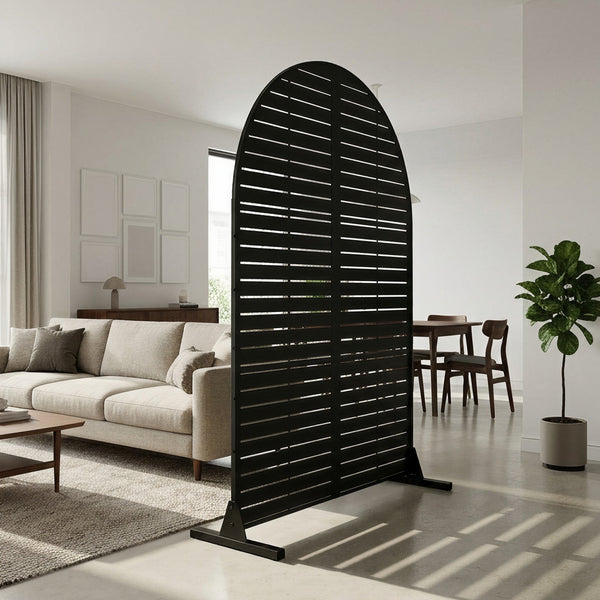 Scheidingswand Nodepp ronde boogvorm staal [casa.pro]