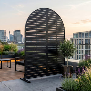 Scheidingswand Nodepp ronde boogvorm staal [casa.pro]
