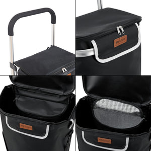 Boodschappentrolley Neef 100x45x36 cm [en.casa]