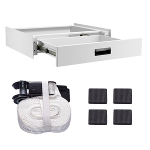 [en.casa] Stapelkit universeel met spanband en ratel voor wasmachine - 3 varianten