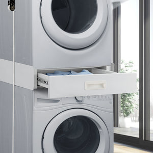 Verbindingsframe Buxton voor wasmachine/droger [en.casa] - premiumXL