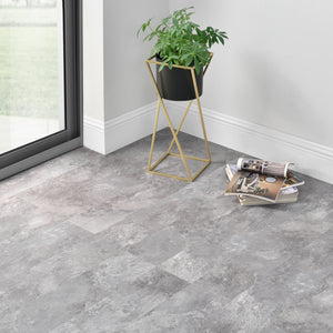 Design PVC laminaat zelfklevend set van 7 of 28 Slate Grey Oak