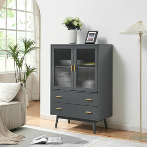 Vitrinekast Susa 120x80x40 cm [en.casa]