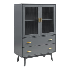 Vitrinekast Susa 120x80x40 cm [en.casa]
