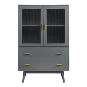 Vitrinekast Susa 120x80x40 cm [en.casa]