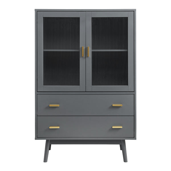 Vitrinekast Susa 120x80x40 cm [en.casa]