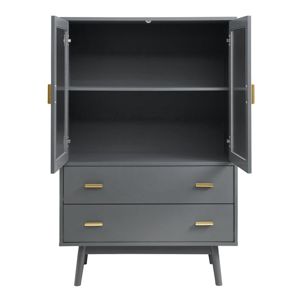 Vitrinekast Susa 120x80x40 cm [en.casa]