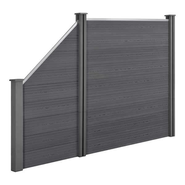 HKC Schuttingpanelen set vierkant/schuin - 10 varianten