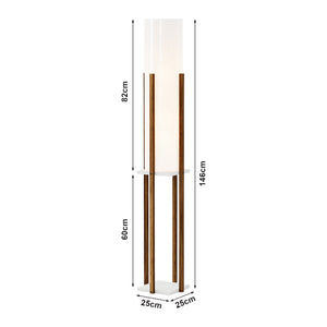 lux.pro Staande lamp Gisborne vloerlamp 146x25x25 cm E27 - 3 varianten