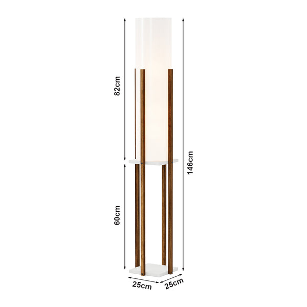 lux.pro Staande lamp Gisborne vloerlamp 146x25x25 cm E27 - 3 varianten