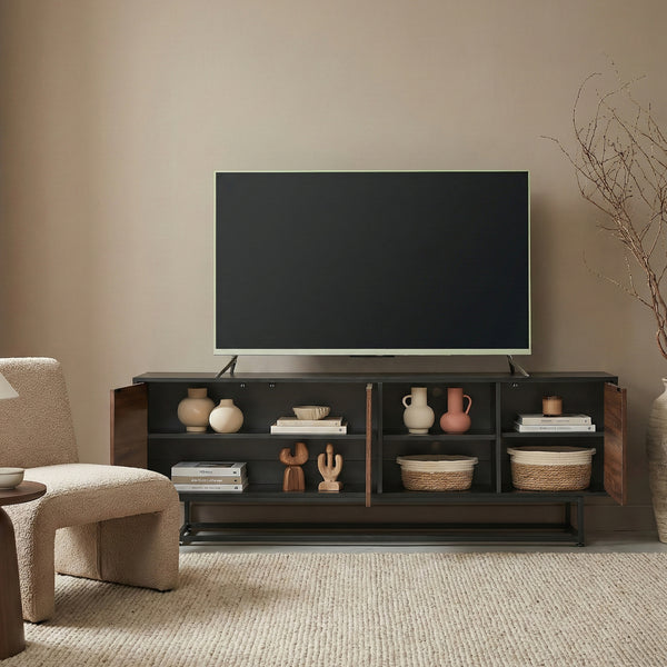 Commode Boxholm 120x30x55 cm [en.casa]