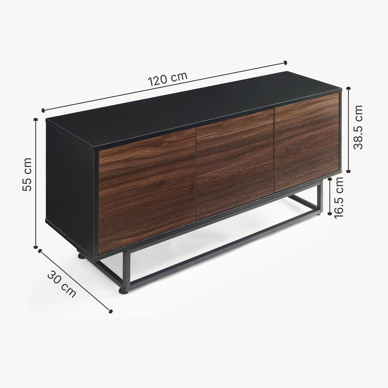 Maatschets Commode Boxholm 120x30x55 cm [en.casa]