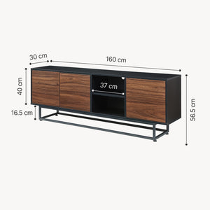 Commode Boxholm 120x30x55 cm [en.casa]
