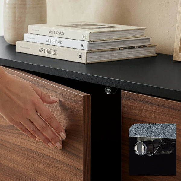 Commode Boxholm 120x30x55 cm [en.casa]
