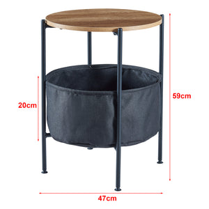 [en.casa] Bijzettafel Suonenjoki 59x47cm - 5 varianten
