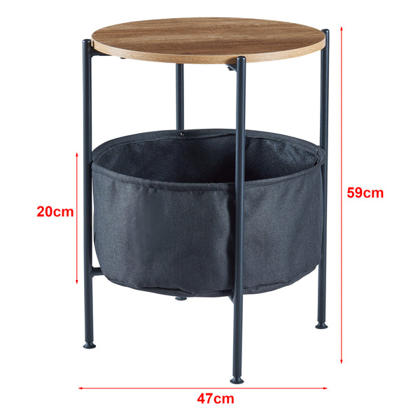 [en.casa] Bijzettafel Suonenjoki 59x47cm - 5 varianten