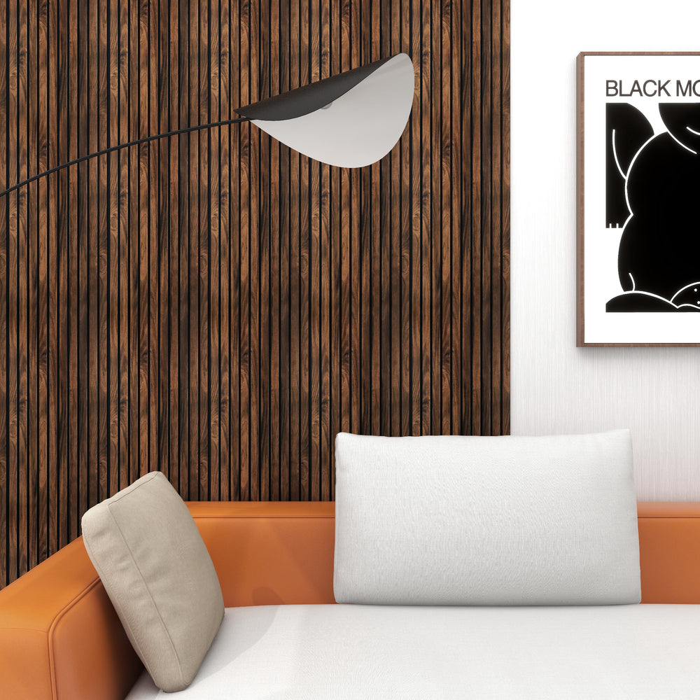 Wandpanelen 3D set van 6 polystyreen 195x31,5 cm NEU.HOLZ