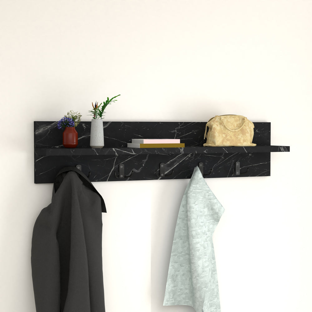 Wandgarderobe Hammarö 80x11x18cm in versch. kleuren [en.casa] - premiumXL
