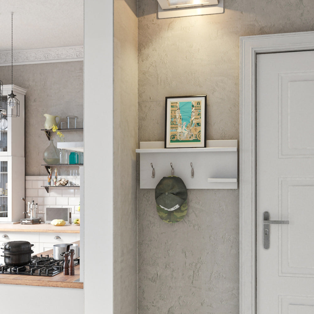 Wandgarderobe Ånge met 3 haken [en.casa] - premiumXL