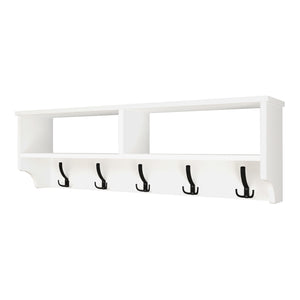 [en.casa] Wandkapstok Åstorp met 2 vakken 37x120x22 cm - 2 varianten