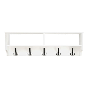 [en.casa] Wandkapstok Åstorp met 2 vakken 37x120x22 cm - 2 varianten