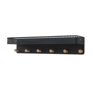 Wandkapstok Jäller 60x14x12 cm [en.casa]