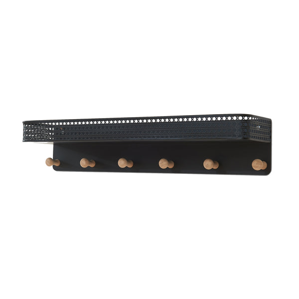 Wandkapstok Jäller 60x14x12 cm [en.casa]
