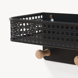 Wandkapstok Jäller 60x14x12 cm [en.casa]