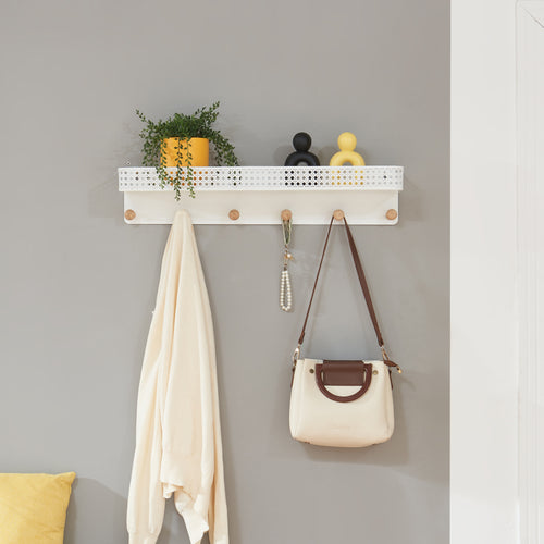 Wandkapstok Jäller 60x14x12 cm [en.casa]