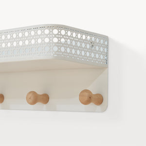 Wandkapstok Jäller 60x14x12 cm [en.casa]