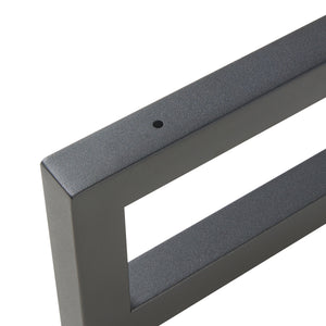 Ophangbeugel set van 2 Hawangen zwart [en.casa]