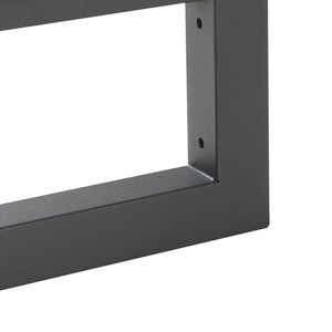 Ophangbeugel set van 2 Hawangen zwart [en.casa]